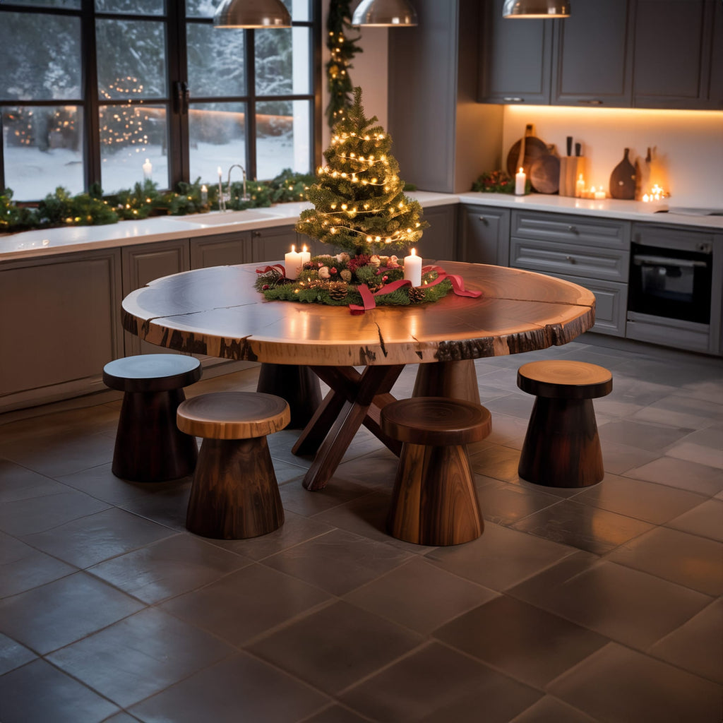 Solid Centerpiece Dining Table