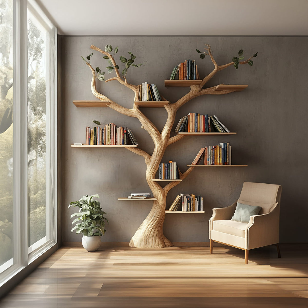 Large Floating Bookshelf