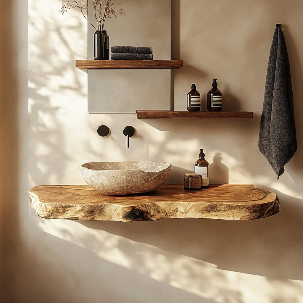 Floating Solid Mounted Vanity