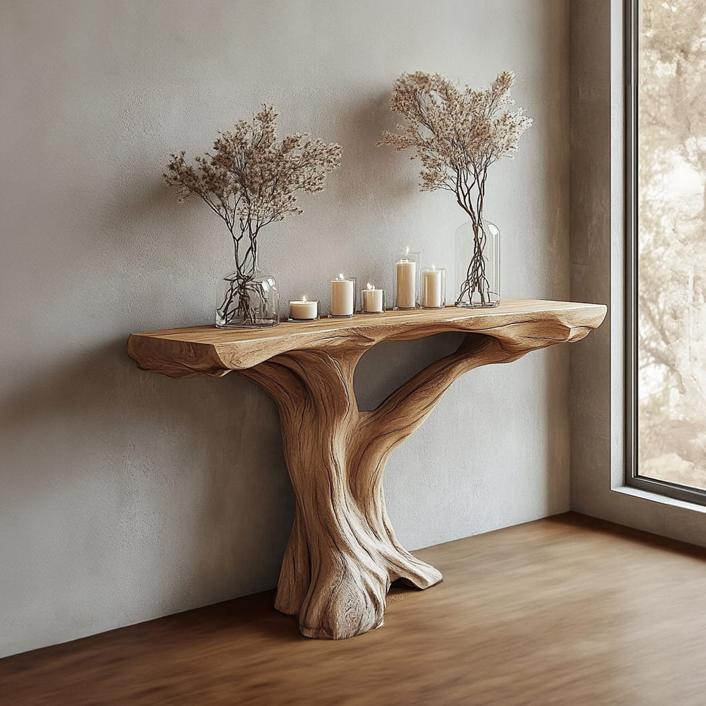 Solid Credenza Console Table