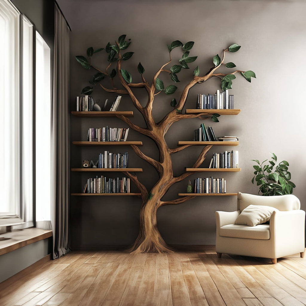 Shaped Floating Bookshelf