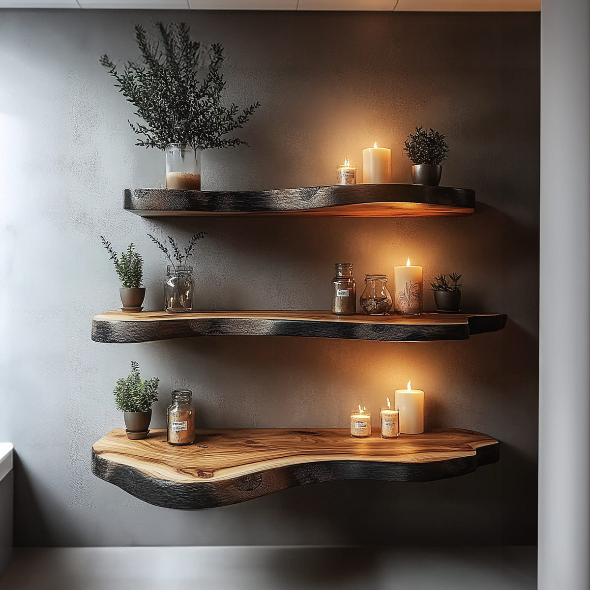 Chic Storage Wall Shelf