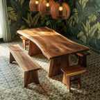 Live Edge Minimal Dining Table