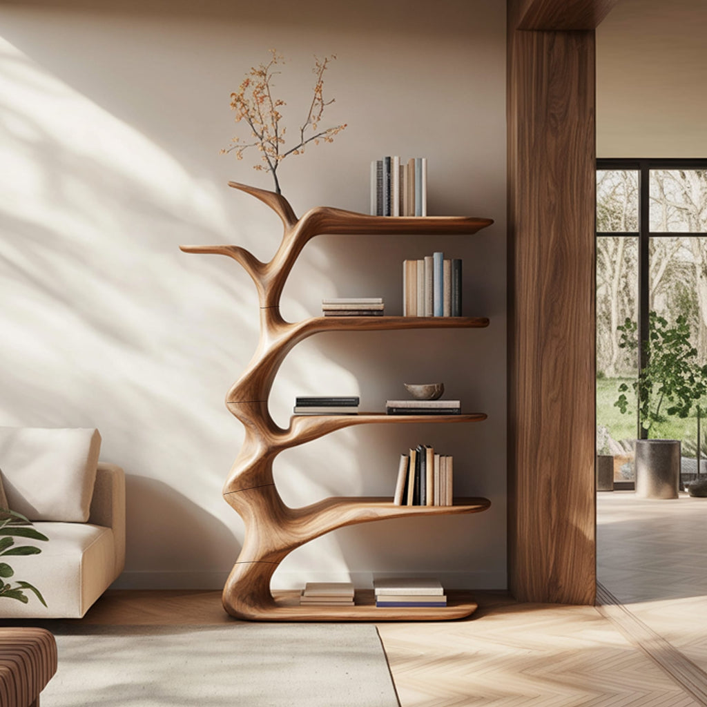 Curved Storage Wall Shelf