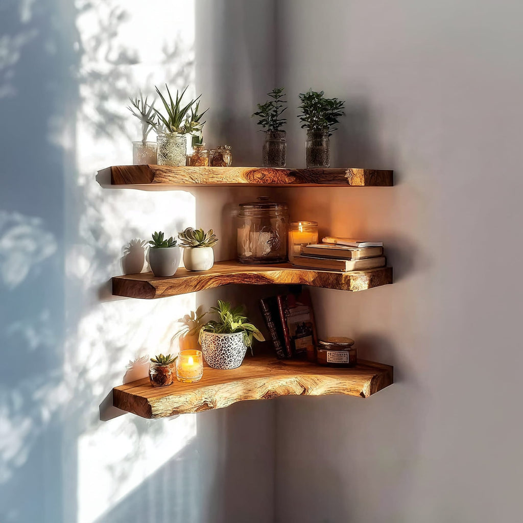 Floating Saving Bookshelf