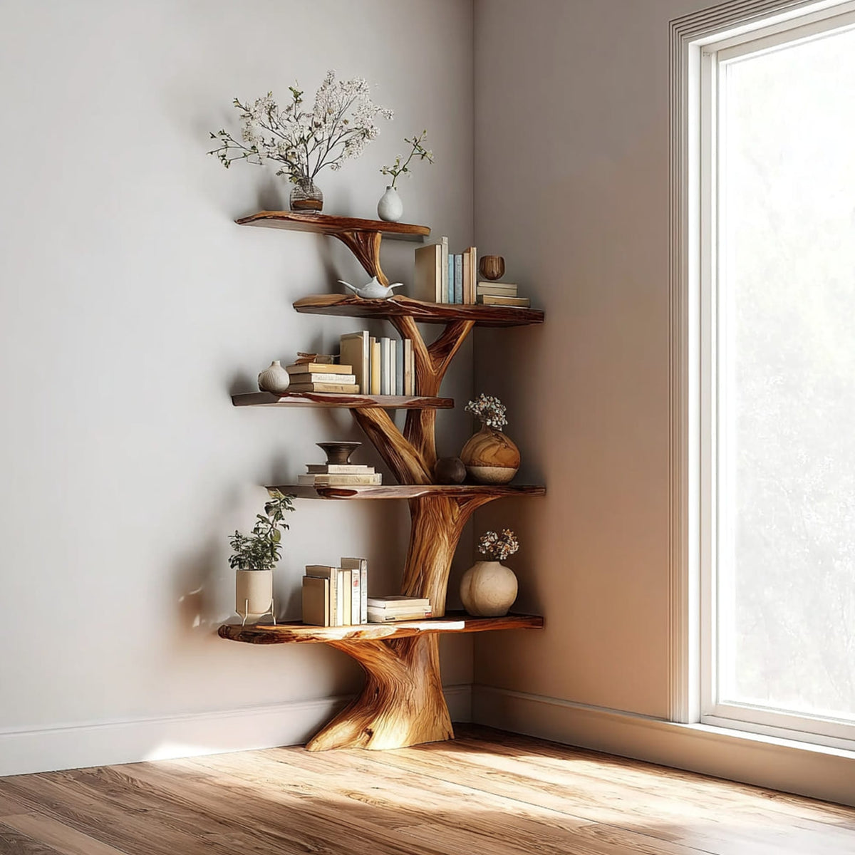 Floating Organizer Wall Shelf