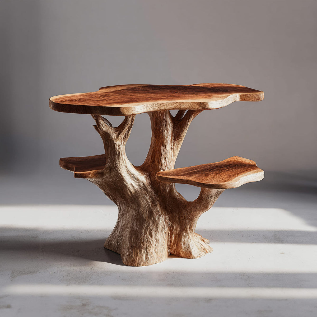 Sculptural Accent Nightstand
