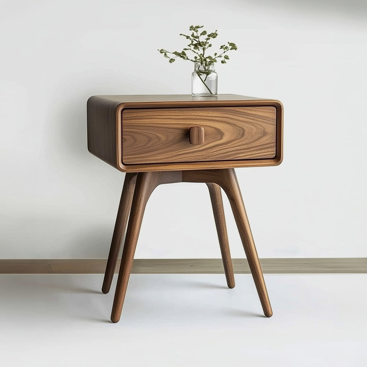 Mid Century Drawer Nightstand
