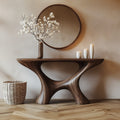 Shape Live Edge Console Table