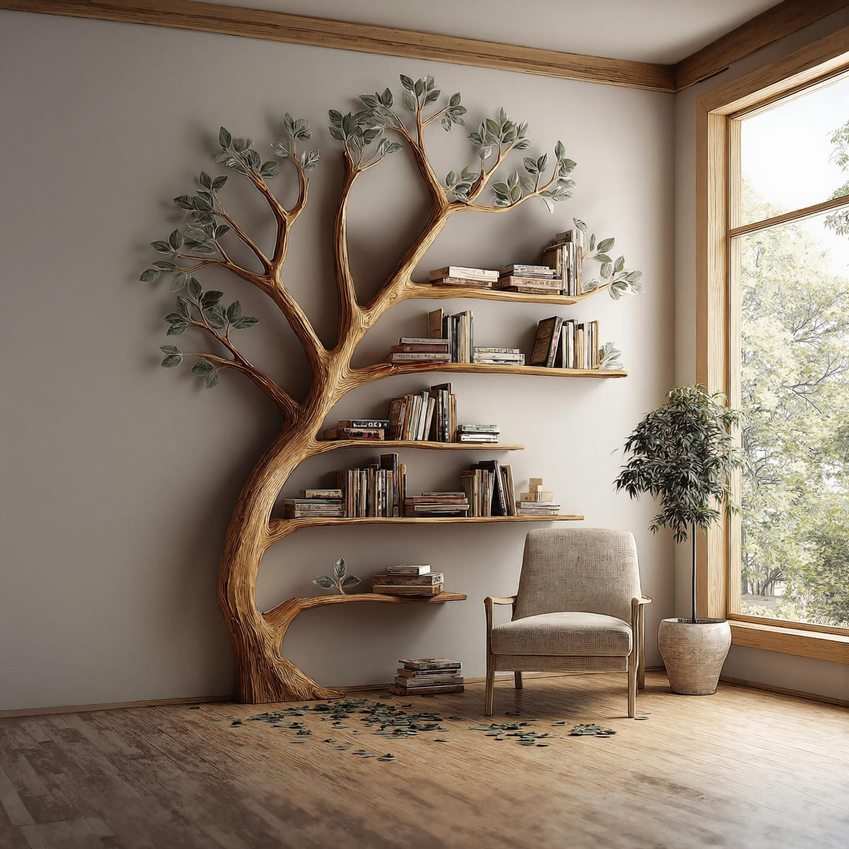 Artistic Storage Bookshelf