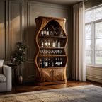 Artisan Solid Wine Cabinet Dining Room, solid wood, built to order