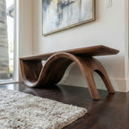 Mid Century Curved Headboard
