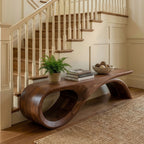 Solid Loop Curved Bench