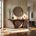 Artistic Circular Console Table