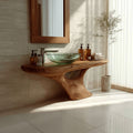 Solid Countertop Storage Vanity