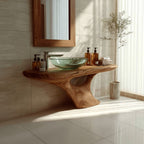 Solid Countertop Storage Vanity