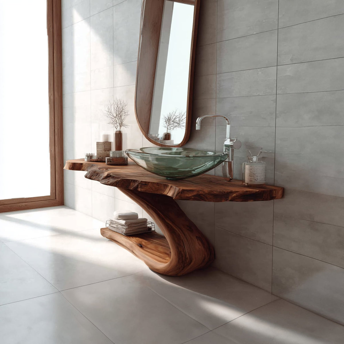 Mid Century Minimal Vanity
