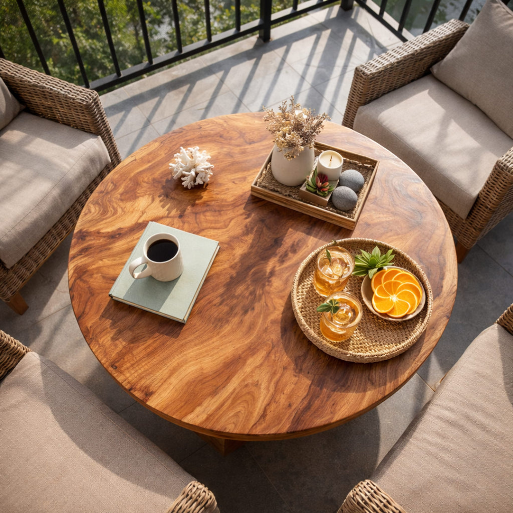 Round Minimal Coffee Table