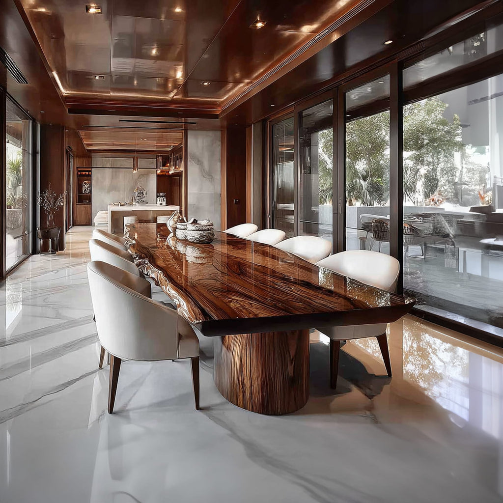 Live Edge Restaurant Dining Table
