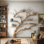 Floating Branch Bookshelf