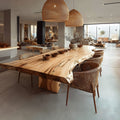 Live Edge Open Dining Table