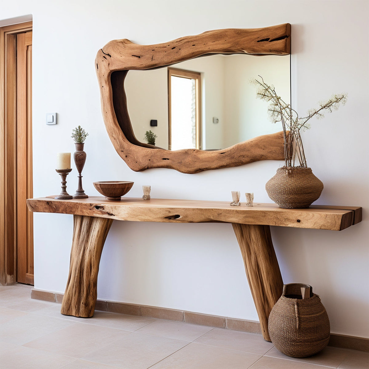 Handcrafted Console Table, solid wood, built to order