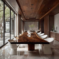 Solid Slab Dining Table