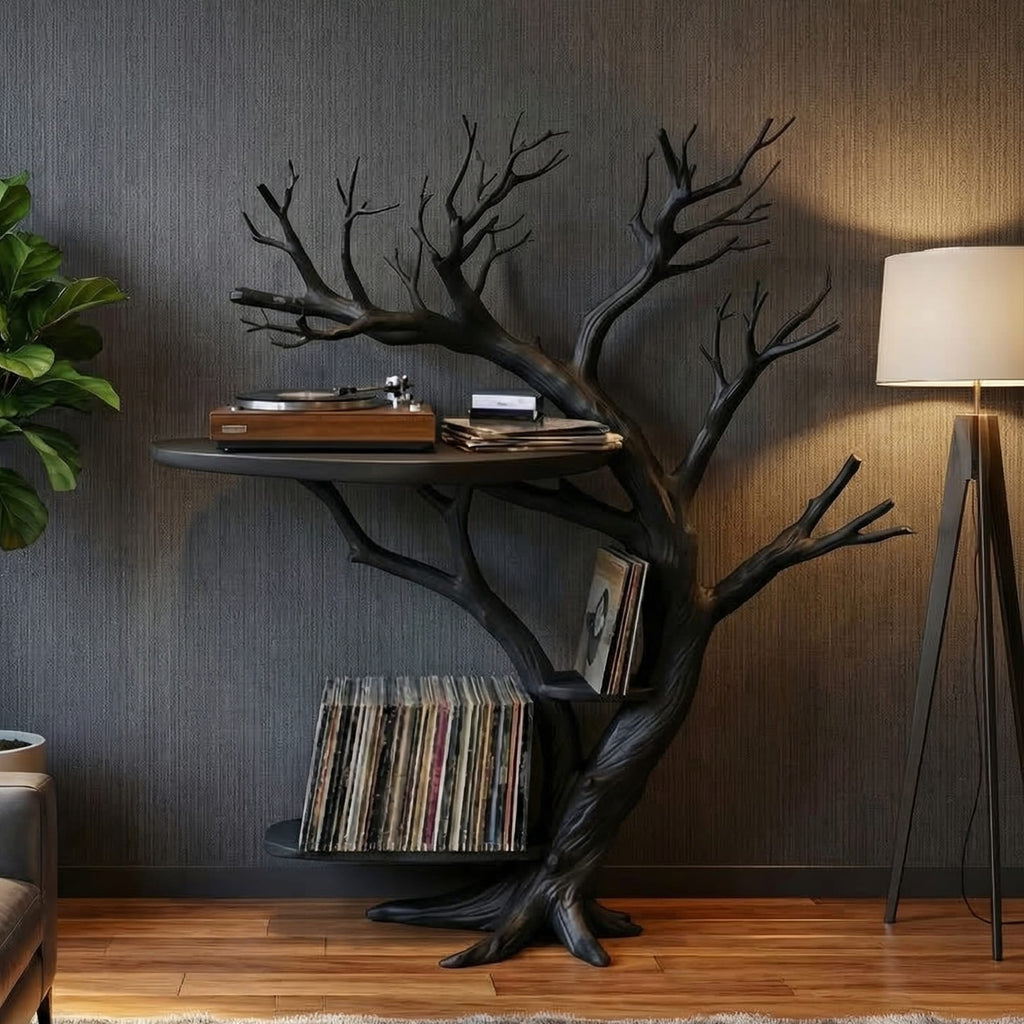 Tree Shaped Record Stand