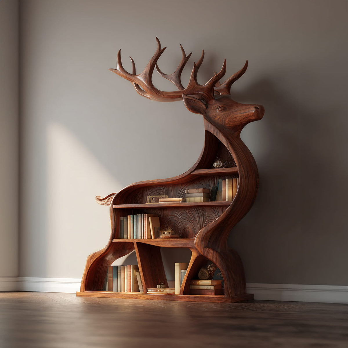 Deer Themed Bookshelf