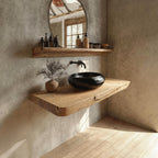 Floating Live Edge Countertop Vanity