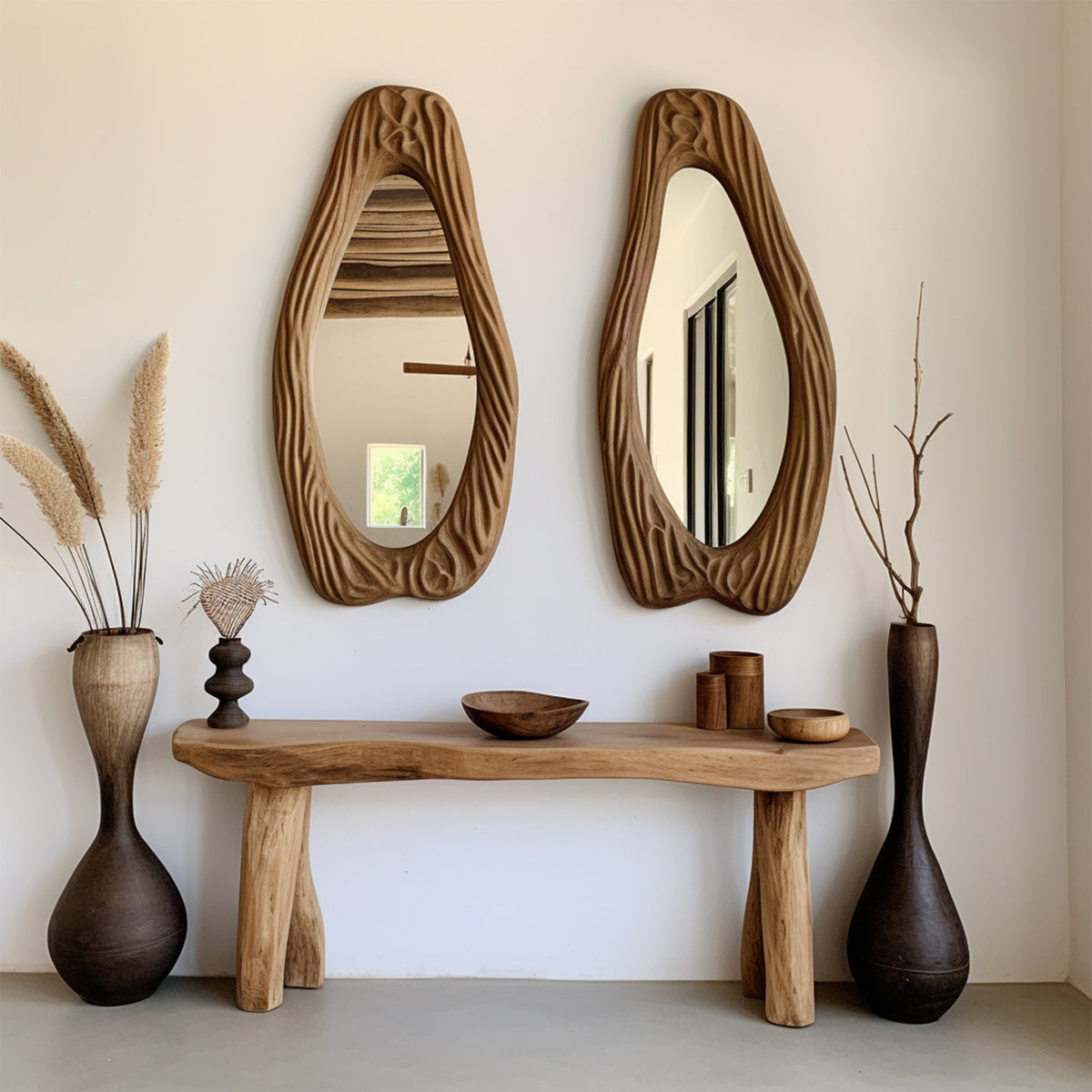 Rustic Console Table Decorative, solid wood, built to order