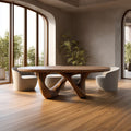 Mid Century Solid Timber Dining Table Kitchen, solid wood, built to order