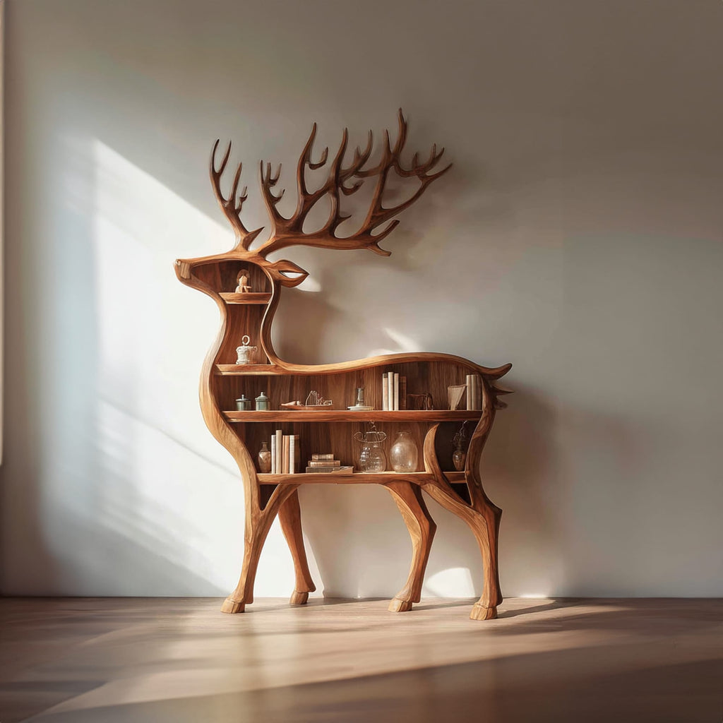 Deer Entryway Bookshelf