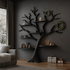Dark Storage Tree Bookshelf