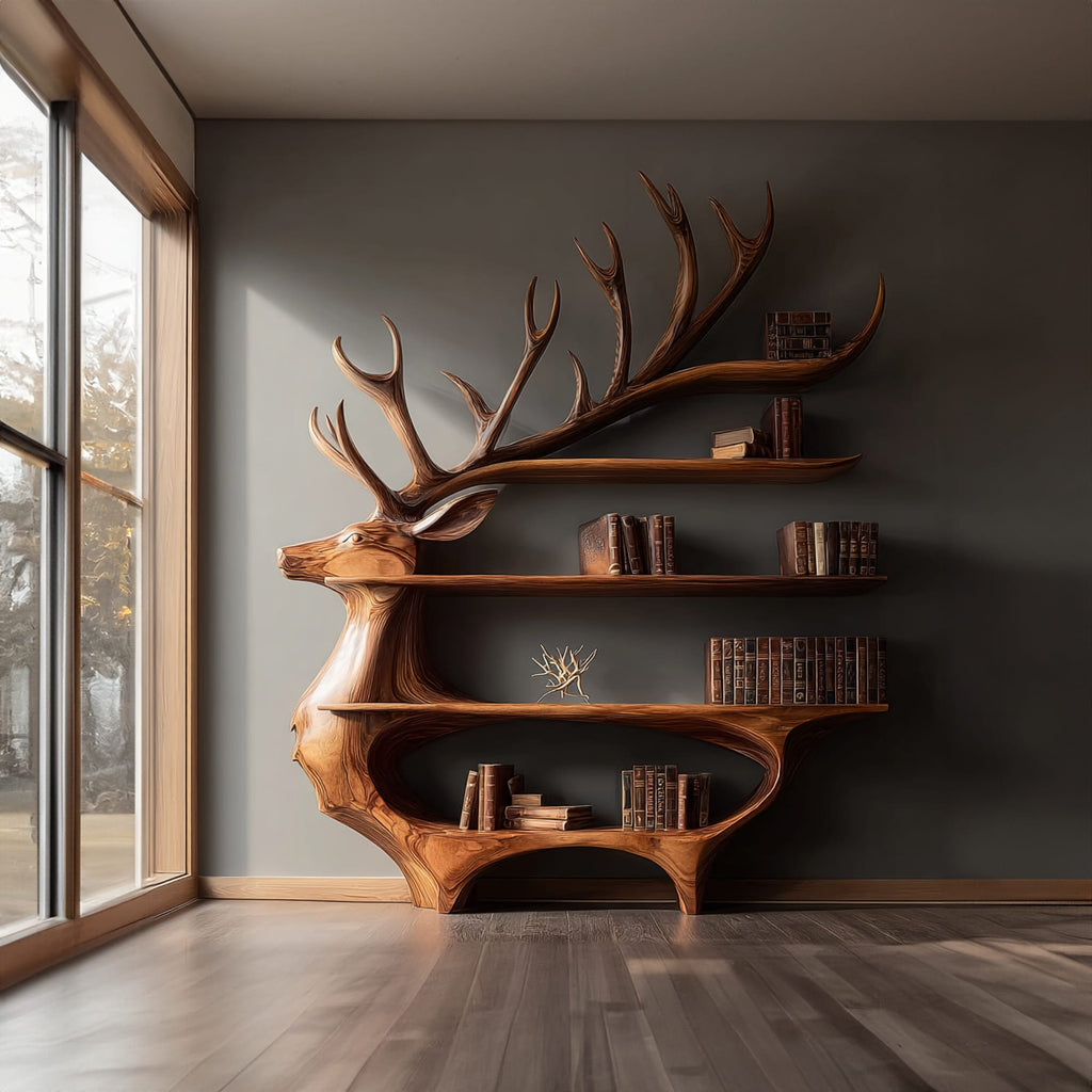 Deer Shaped Wall Shelf