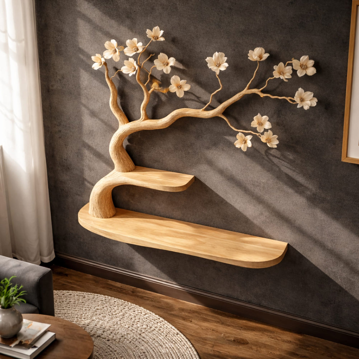 Storage Reading Tree Bookshelf
