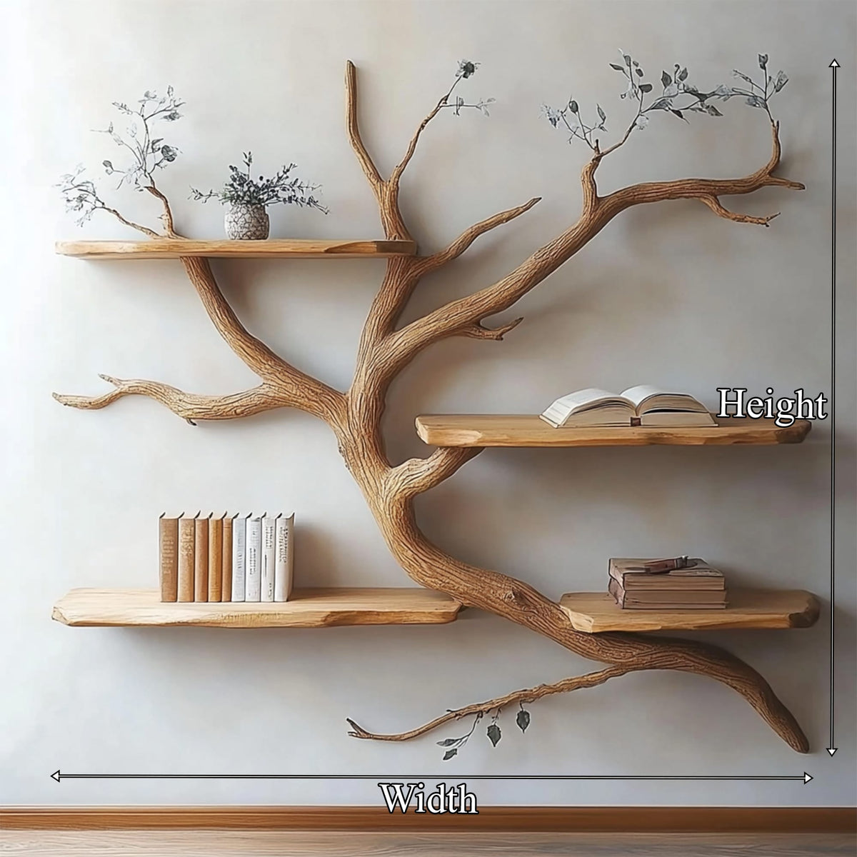 Creative Floating Bookshelf