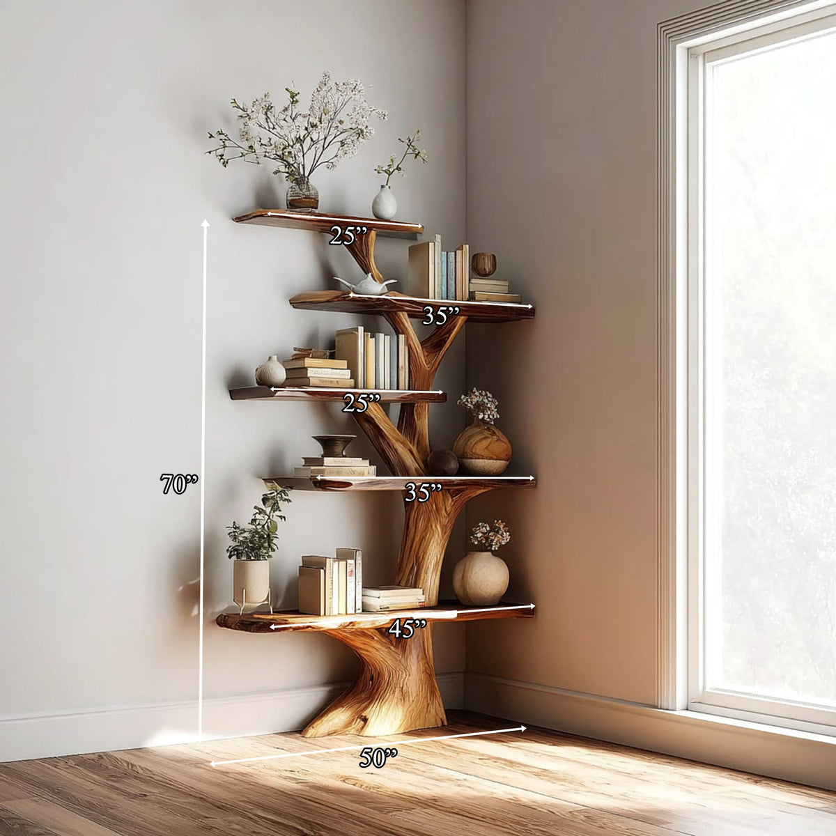 Floating Organizer Wall Shelf