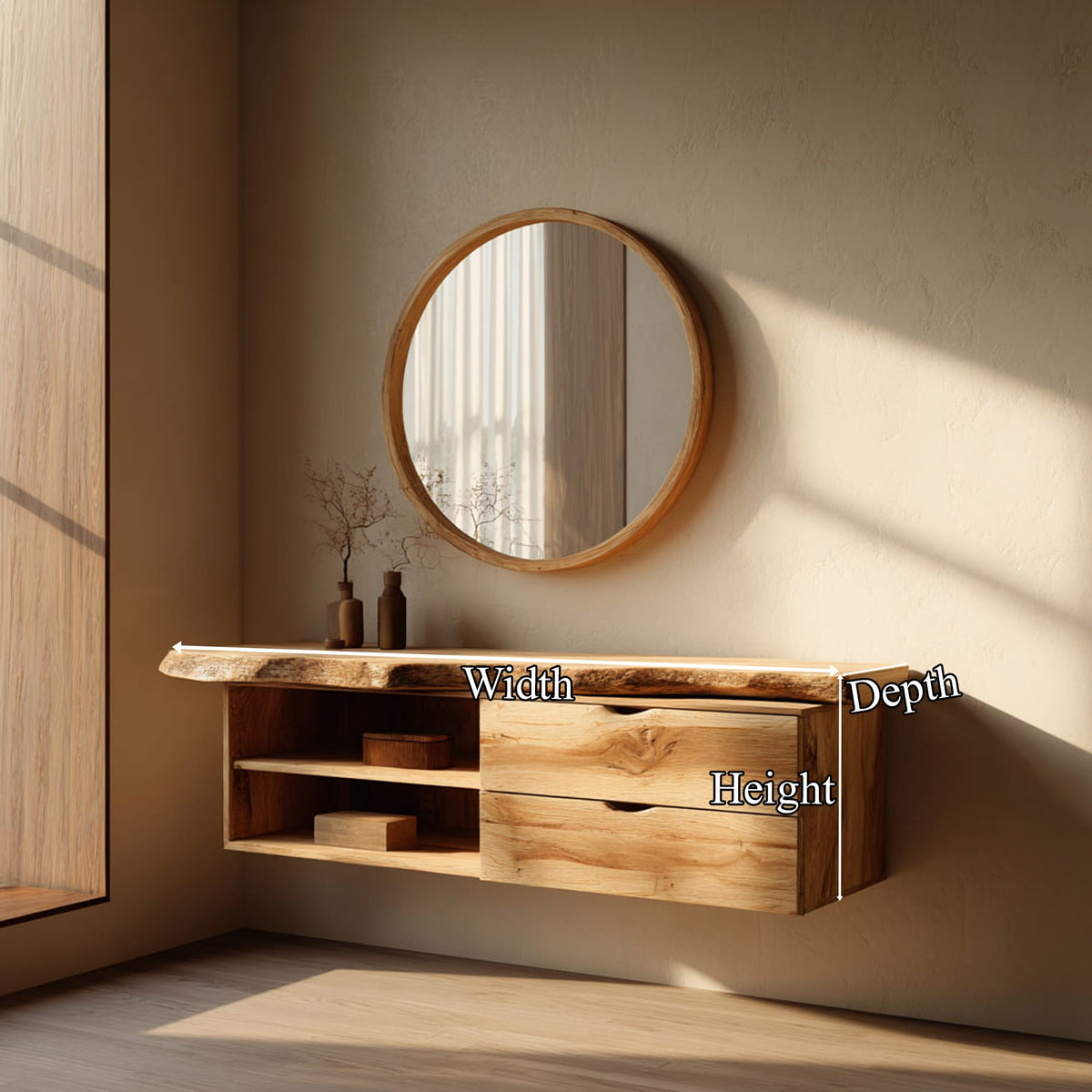 Floating Grain Vanity