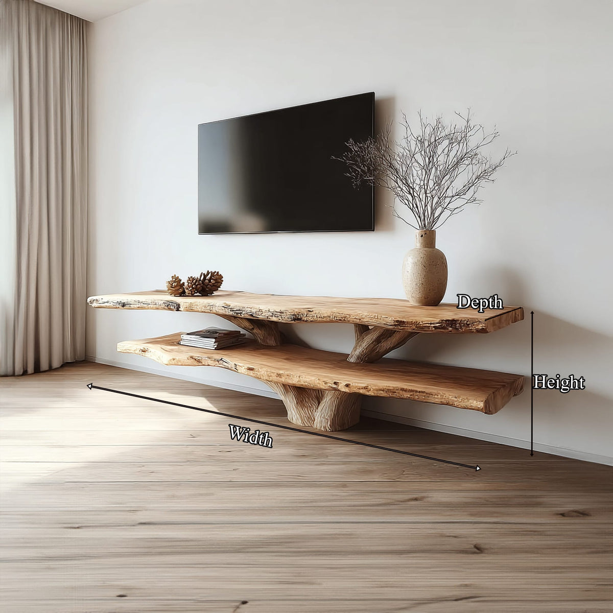 Mid Century Tier TV Cabinet