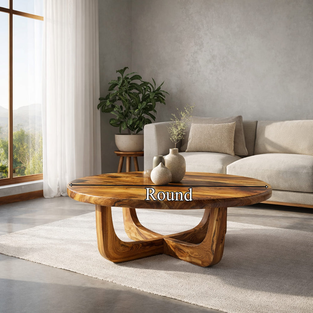 Contemporary Solid Coffee Table