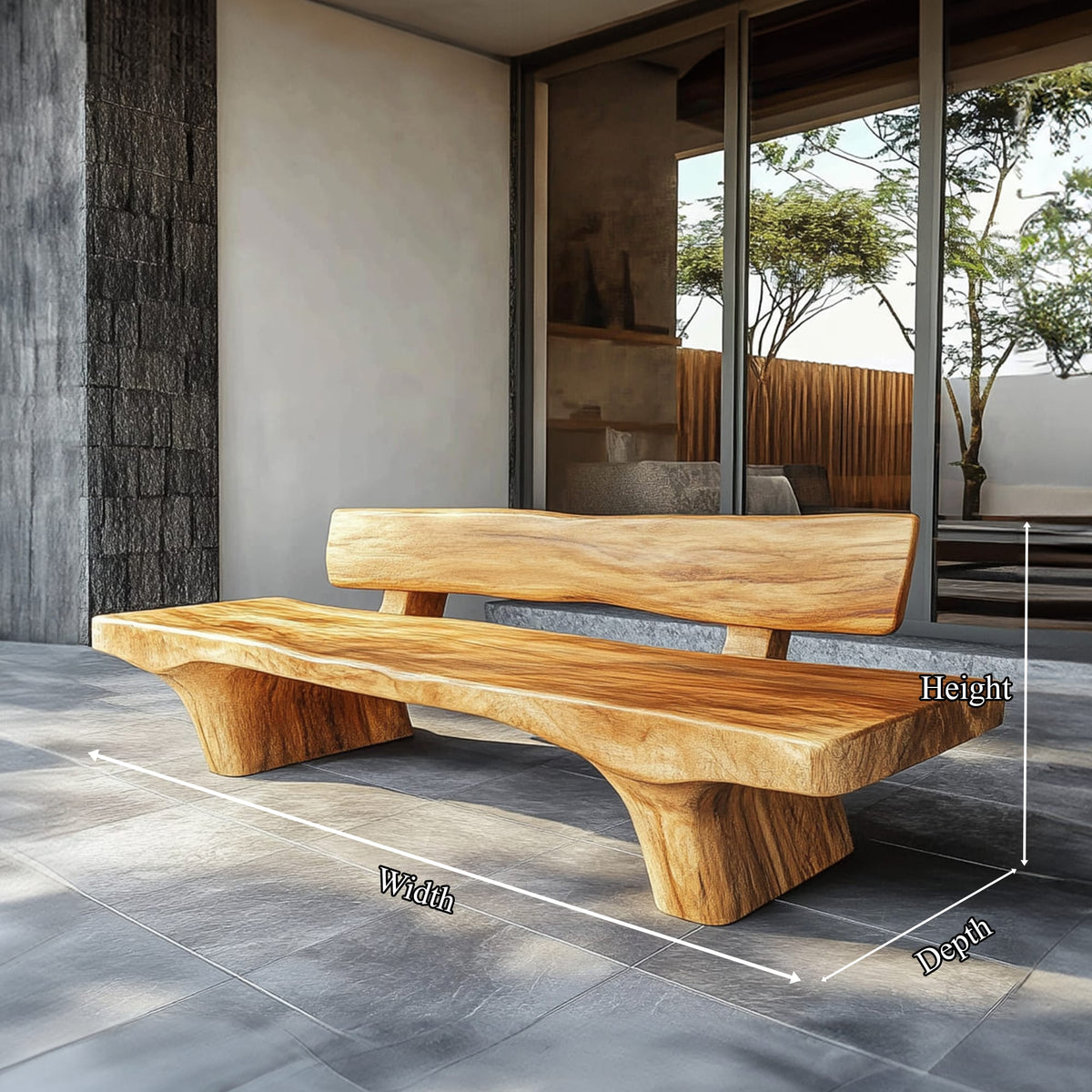 Minimal Indoor Bench