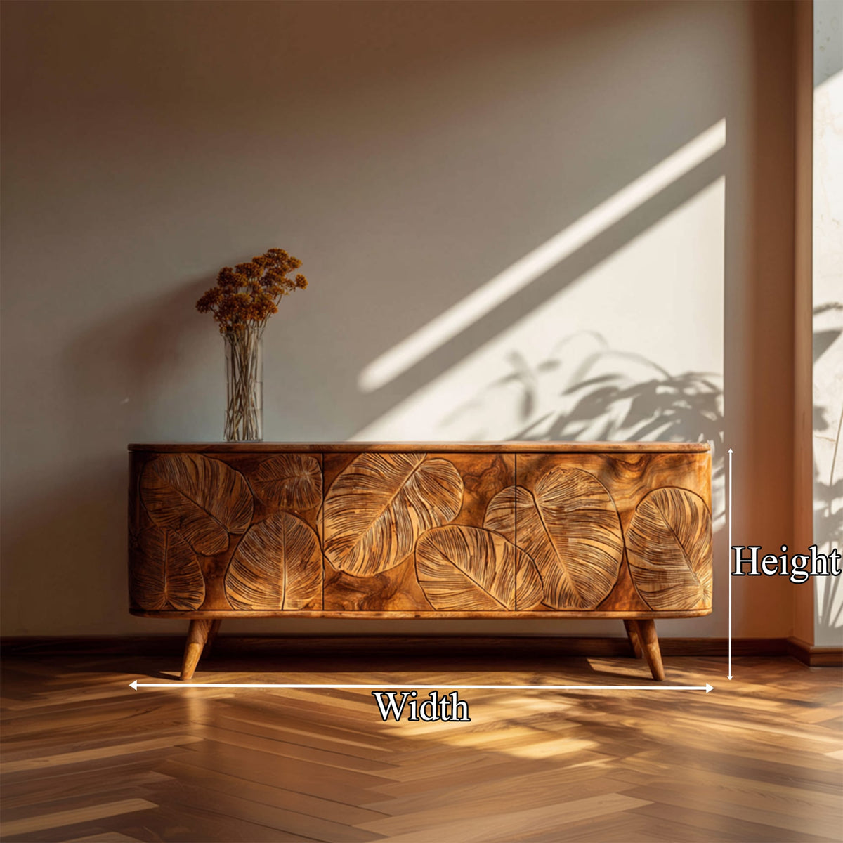 Carved Storage Sideboard