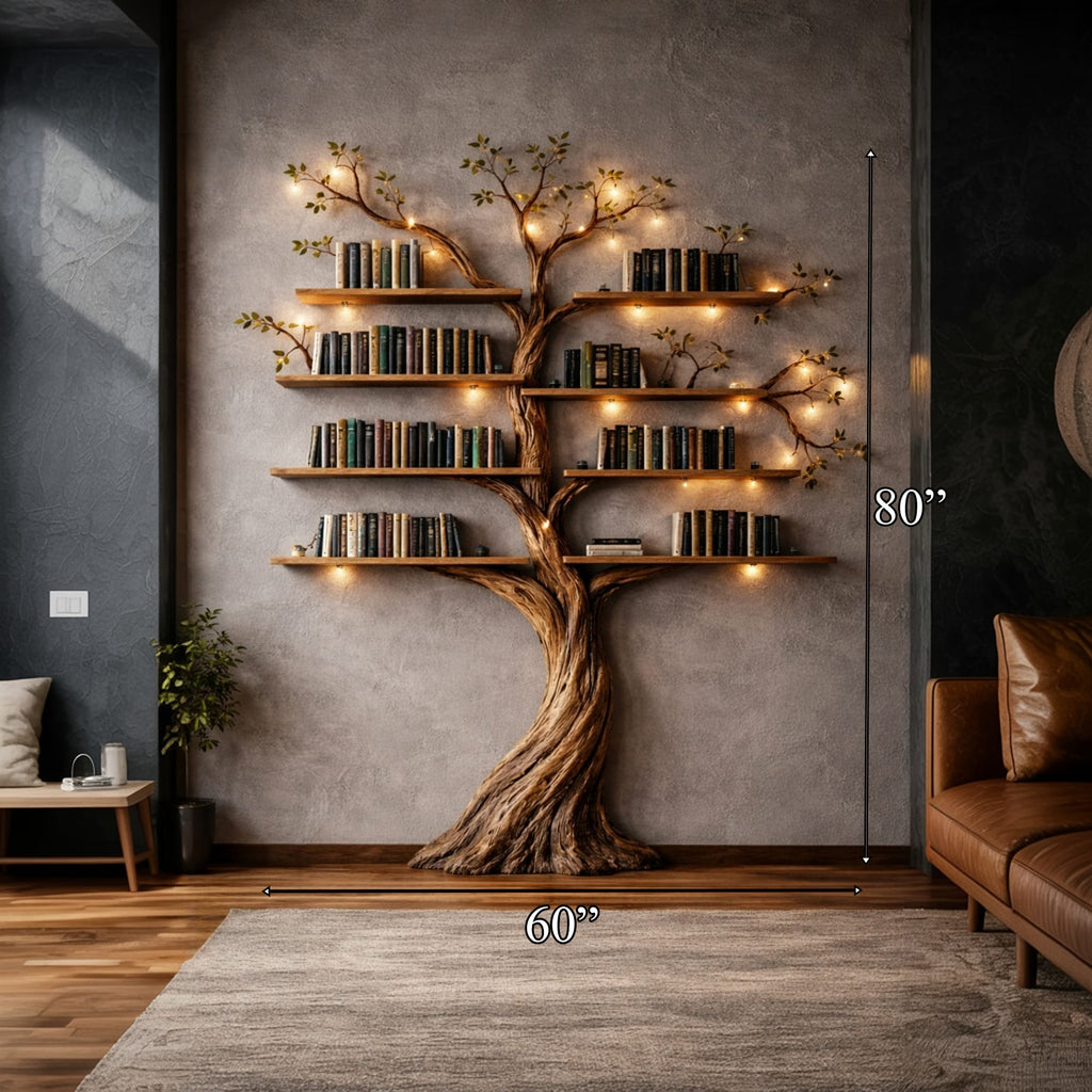 Nature Inspired Tree Bookshelf