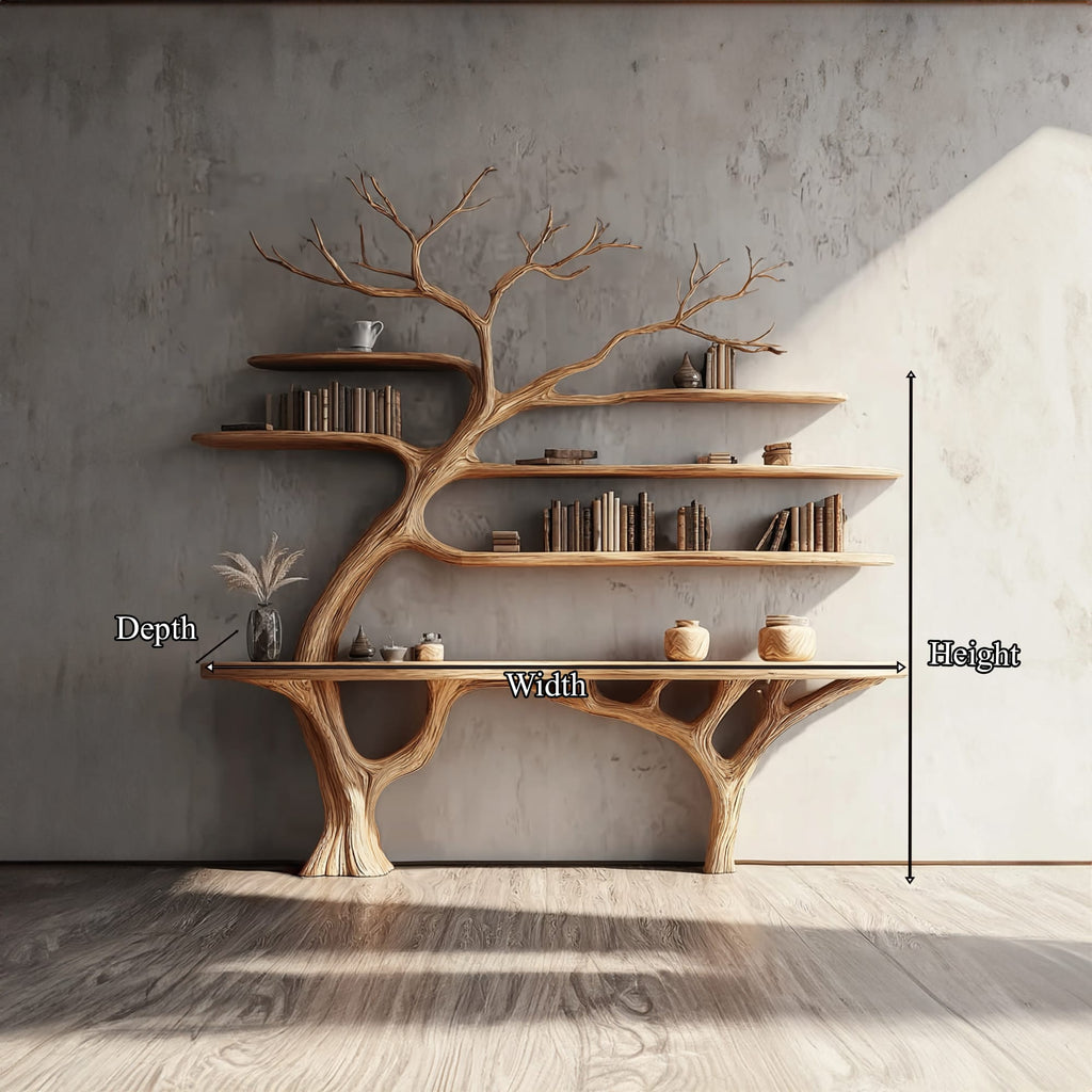 Sculpted Tree Console Table
