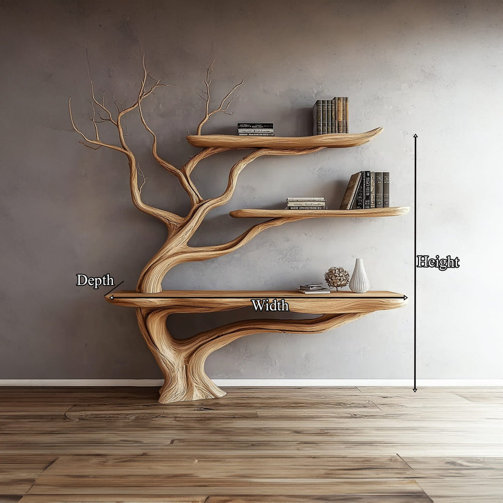 Live Edge Slim Console Table