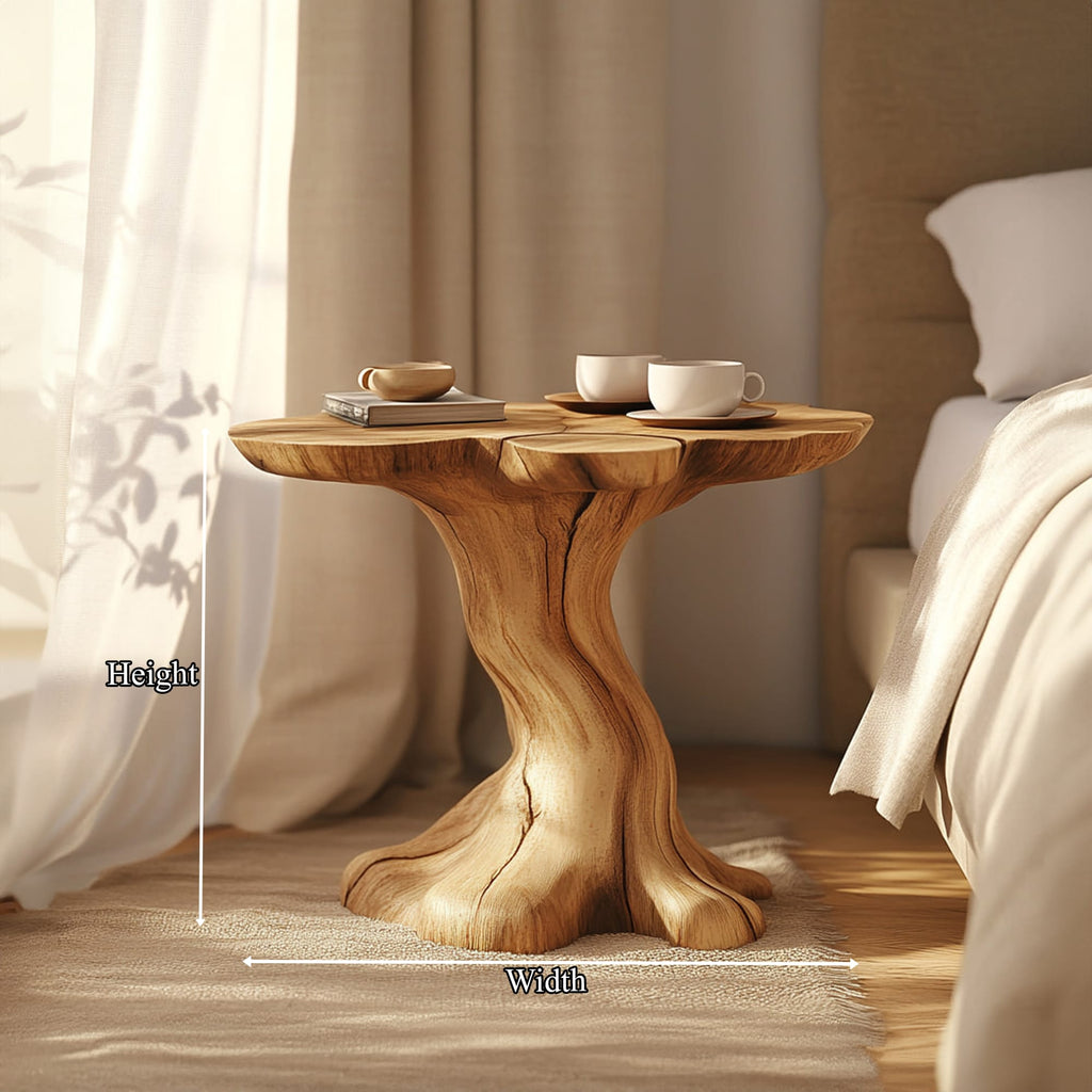 Sculptural Shaped Nightstand