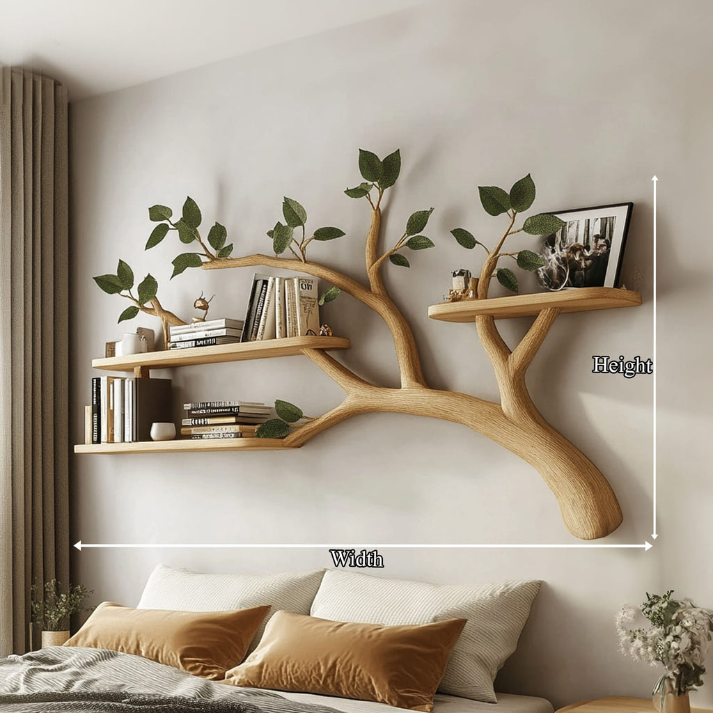 Mid Century Artistic Floating Shelf