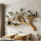 Mid Century Artistic Floating Shelf