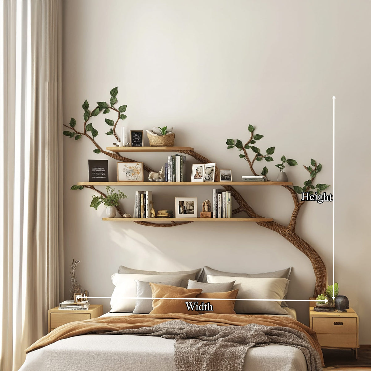 Solid Book Floating Bookshelf